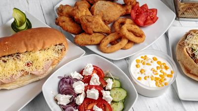 Óriás hamburger és gyros center