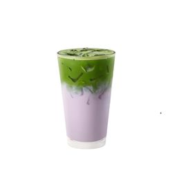 Iced Ube Vanilla Flavour Matcha Latte