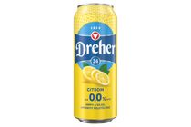 Dreher 24 Alcohol-Free Lager Beer and Lemon Flavoured Drink Mix 0,5 l