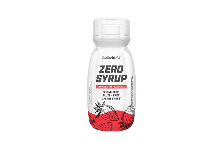 BioTechUSA Zero Syrup Strawberry Flavoured Syrup with Sweeteners 320 ml