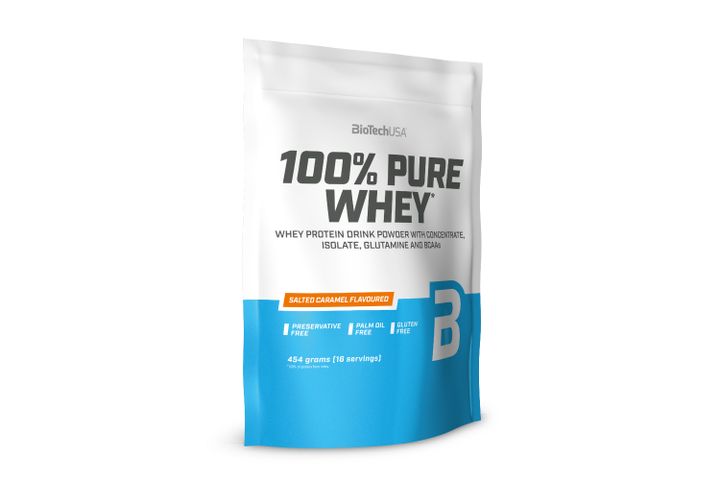 BiotechUSA 100% Pure Whey Salted Caramel 454 g