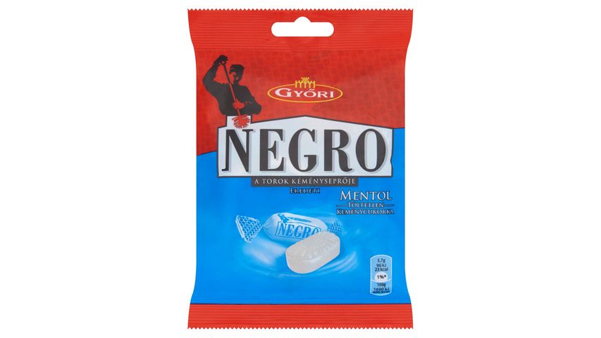 Győri Negro Menthol Flavoured Unfilled Hard Candy 79 g