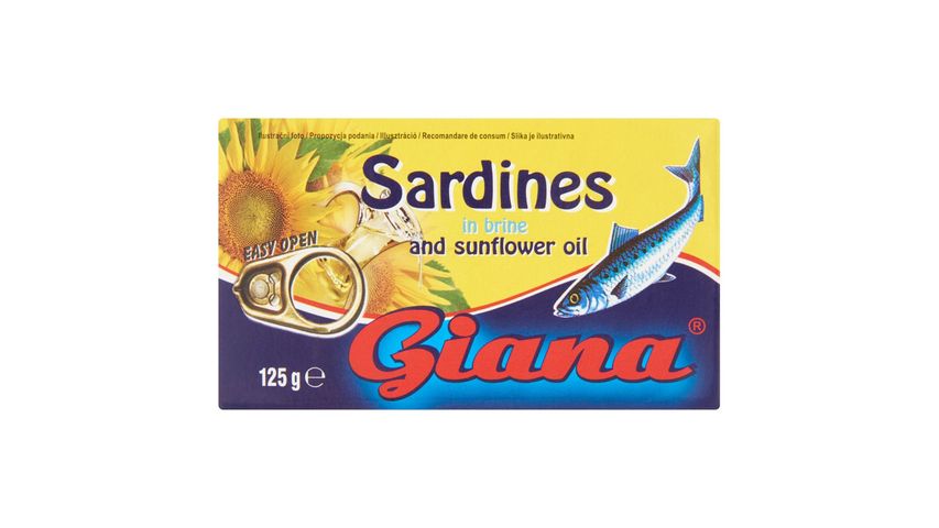 Giana Sardinky v slunečnicovém oleji | 125 g