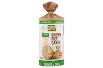 RiceUp! Eat Smart Brown Whole Grain Rice Cakes with Quinoa & Chia 120 g