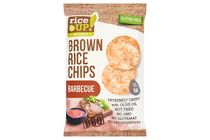 RiceUp! Eat Smart Brown Whole Grain Rice Chips with Barbecue Flavour 60 g