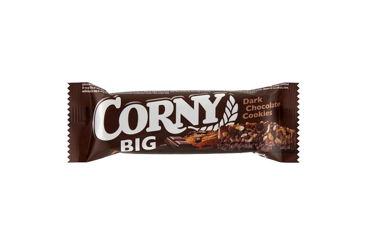 Corny Big Muesli Bar with High Quality Dark Chocolate and Cocoa Biscuits 50 g