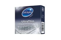 LifeStyles Ultra Thin by Manix Condoms 3pcs