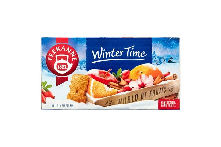 Teekanne World of Fruits Winter Time fahéj-mandula ízesítésű gyümölcstea keverék 20 filter 50 g