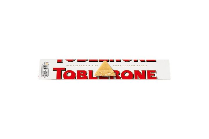 Toblerone svájci fehércsokoládé mézzel és mandulával 100 g