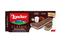 Loacker Waffeln Cocoa & Milk 90 g