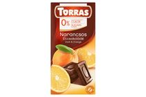 Torras Dark Chocolate with Orange and Sweetener 75 g