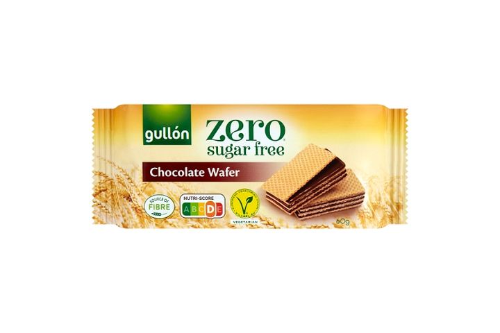 Gullón Zero Sugar Free Chocolate Wafer with Sweeteners 60 g