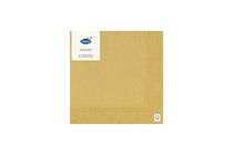 Duni Tissue Napkin 33 x 33 cm Gold 3-ply