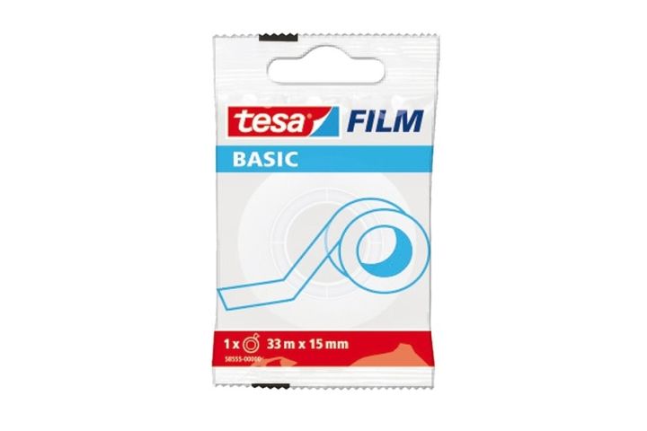 Tesa Basic 33mx15mm writable adhesive tape