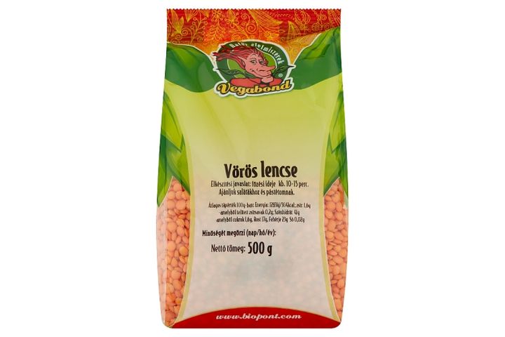 Vegabond vörös lencse 500 g