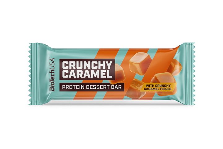 BiotechUSA Protein Dessert Bar 50 g Crunchy Caramel