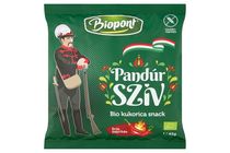 Biopont Pandúr Szív bio gluténmentes erős paprikás kukorica snack 45 g