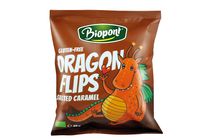 Biopont Dragon Flips Organic Gluten-Free Corn Flips with Salted Caramel 25 g