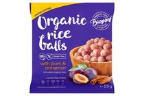 Biopont Gluten Free Organic Rice Balls with Plum & Cinnamon 55 g