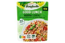 Bonduelle Good Lunch tönkölyb�úza, zöldborsó, bab, paradicsom, paprika és olajbogyó keveréke 250 g