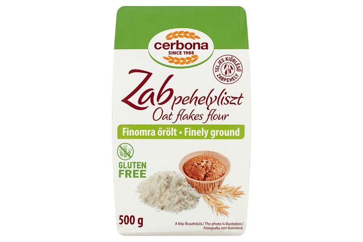 Cerbona Gluten Free Finely Ground Oat Flakes Flour 500 g