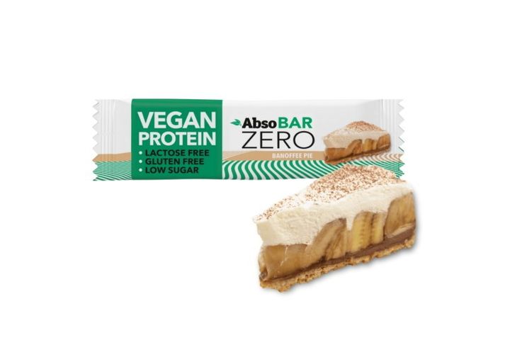 AbsoBar Zero Banoffee Pie flavoured vegan protein bar 40 g