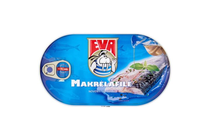 Eva makrélafilé növényi olajban 170 g