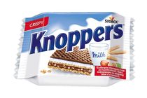 Knoppers tejes-mogyorós töltött ostya kakaós tejbevonóval félig mártva 25 g