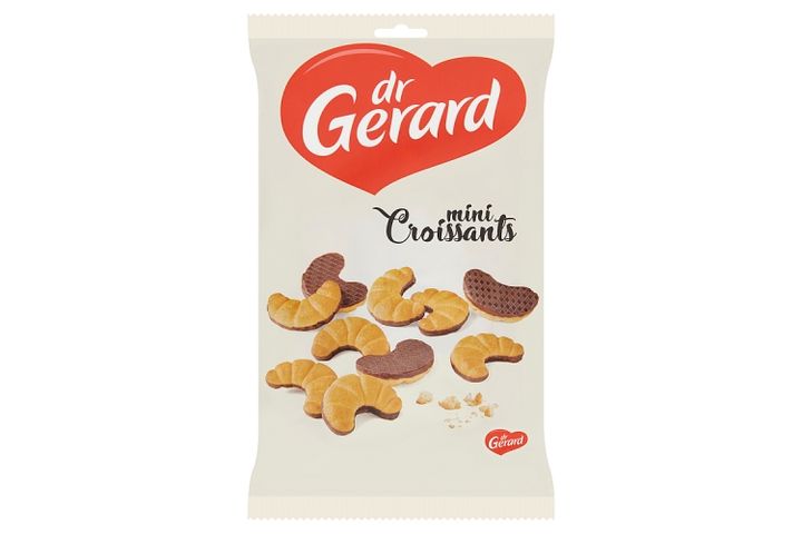 Dr Gerard Mini Croissants Crunchy Biscuit with Cocoa Glaze 165 g