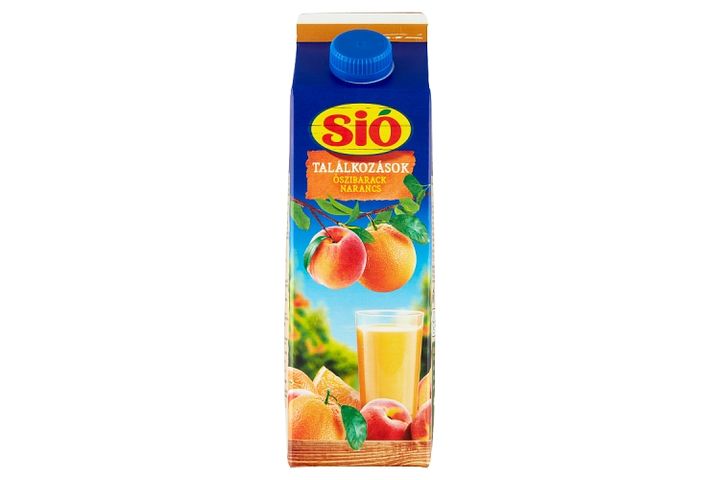 Sió Találkozások Peach-Orange Fruit Drink with Pulp 1 l