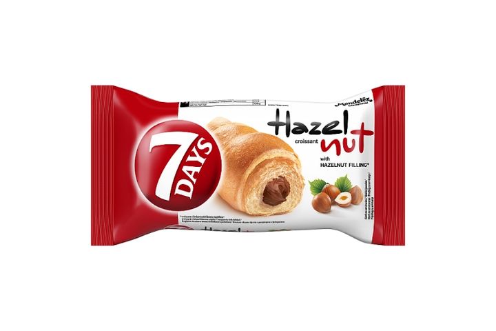 7 Days Croissant with Hazelnut Filling | 60 g