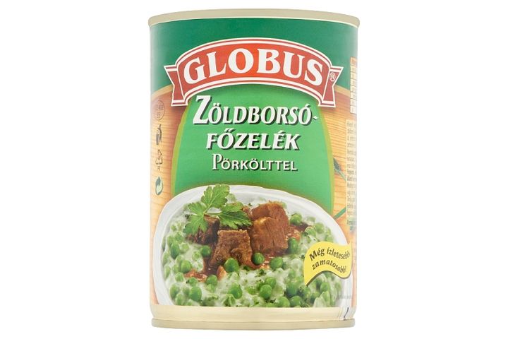 Globus zöldborsófőzelék pörkölttel 400 g