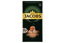 Jacobs Espresso 7 Classico őr�ölt-pörkölt kávé kapszulában 10 db 52 g