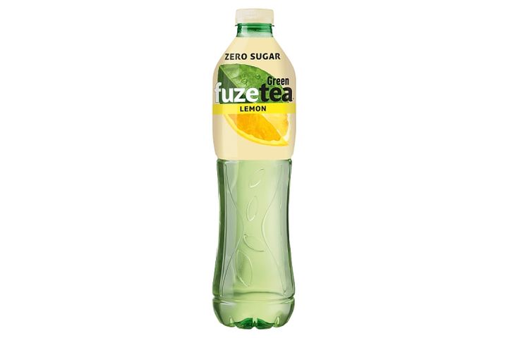 FuzeTea Energy-Free, Non-Carbonated Lemon Flavored Soft Drink with Green Tea Extract 1,5 l