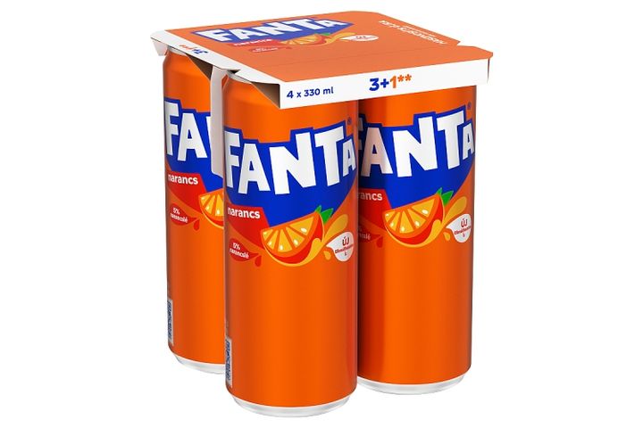 Fanta szénsavas narancsízű üdítőital 4 x 330 ml