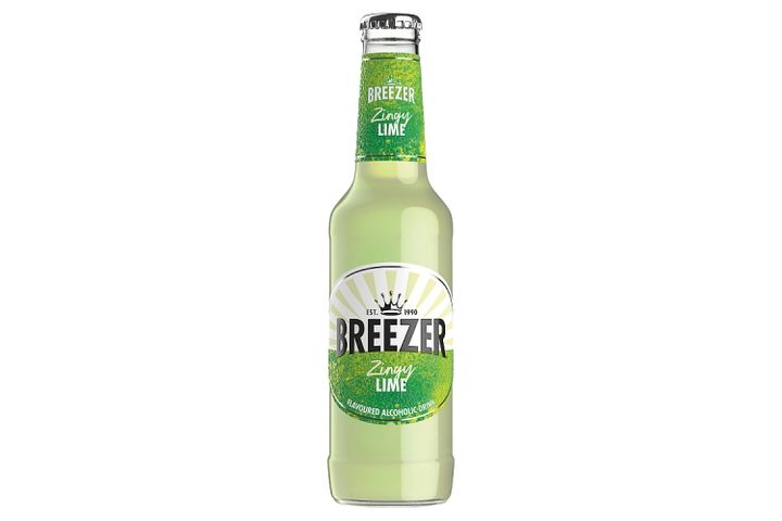 Bacardi Breezer Lime alkoholos szénsavas zöldcitrom ízű frissítő ital 4% 275 ml