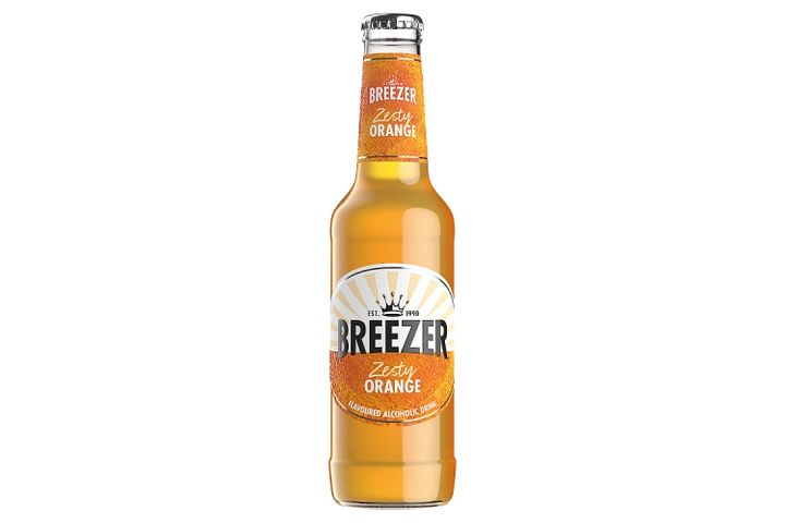 Bacardi Breezer Orange alkoholos szénsavas narancs ízű frissítő ital 4% 275 ml