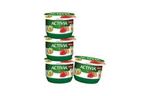 4 x Danone Activia élőflórás epres joghurt 125 g