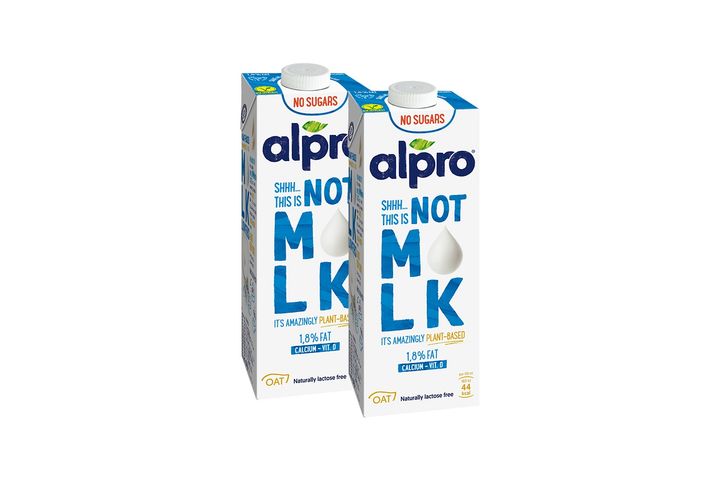 2 x Alpro zabital hozzáadott kalciummal és D-vitaminnal 1,8% zsírtartalommal 1 l