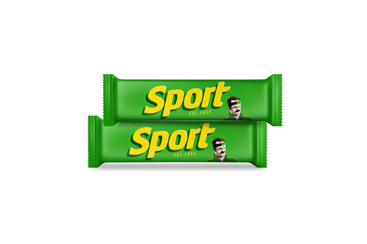 2x Sport étcsokoládéval mártott rumos ízű kakaós szelet 31 g