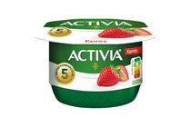 Danone Activia Strawberry Yoghurt with Live Cultures 125 g