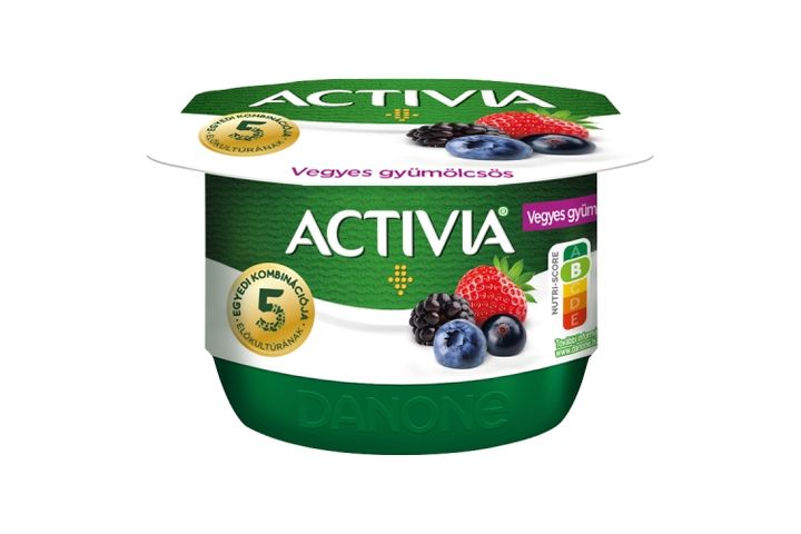 Danone Activia élőflórás vegyes gyümölcsös joghurt 125 g