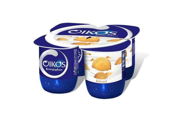 Danone Oikos Görög Biscuit Flavoured Cream Yoghurt with Live Cultures 4 x 125 g