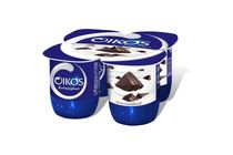 Danone Oikos Görög Stracciatella Flavoured Cream Yogurt with Live Cultures 4 x 125 g