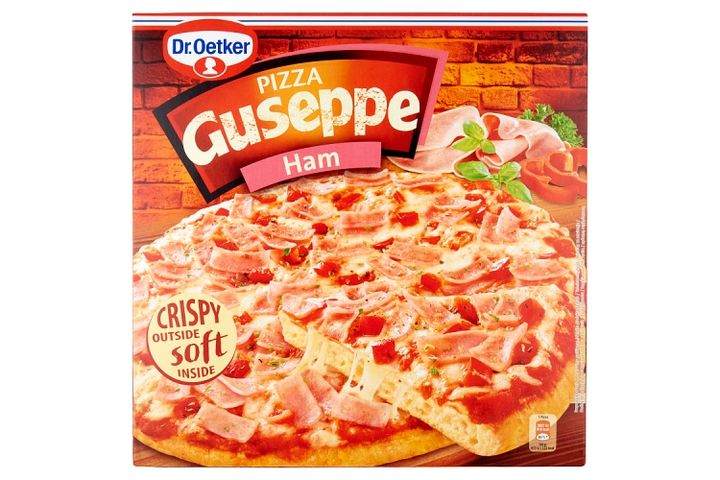 Dr. Oetker Guseppe Quick-Frozen Pizza with Ham 410 g