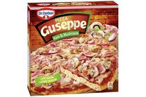 Dr. Oetker Guseppe gyorsfagyasztott pizza sonkával és gombával 425 g