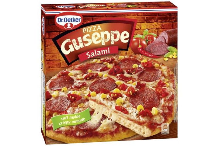 Dr. Oetker Guseppe gyorsfagyasztott pizza szalámival 380 g