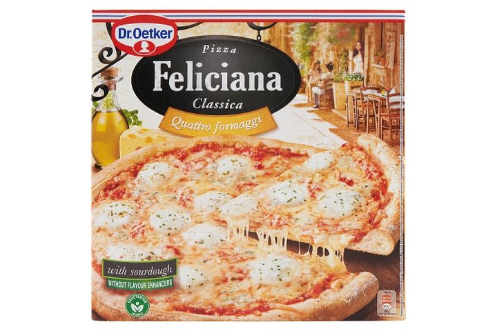 Dr. Oetker Feliciana gyorsfagyasztott négysajtos pizza 325 g