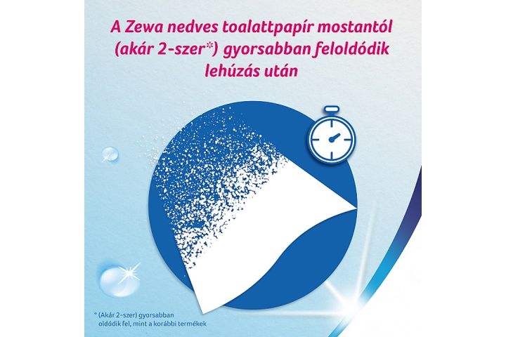 Zewa Almond Milk nedves toalettpapír 42 db