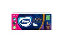 Zewa Softis Original Non Scented Handkerchiefs 4 Ply 10 x 9 pcs